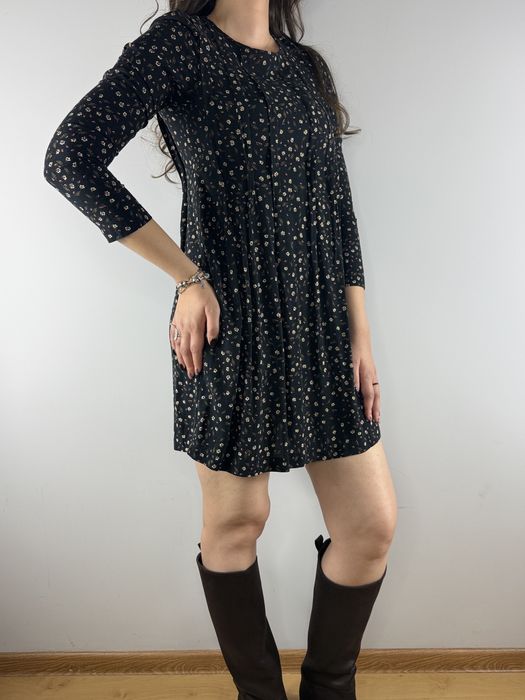 Luźna sukienka bawełniana w drobne kwiatki H&M 32/34/36