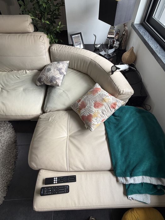 Sofa de canto e chaise longe usado