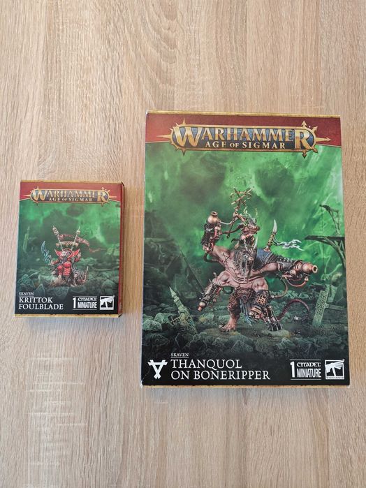 Skaven: Thanquol and Boneripper + Skaven: Krittok Foulblade - Age of Sigmar
