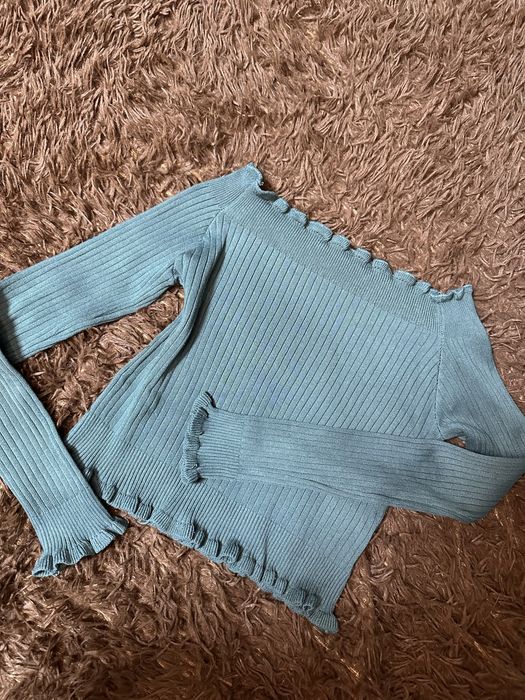 Кофта топ зелена