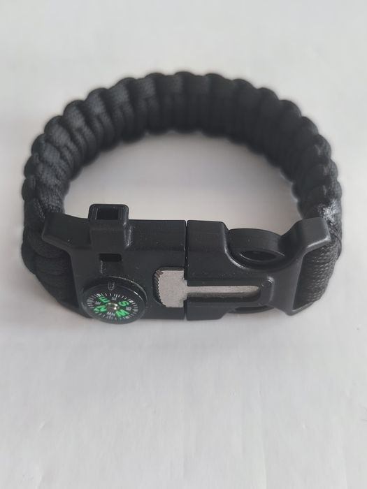 Pulseira com Bússola & Apito & Serra