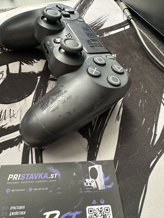 Геймпад безпровідний SONY PLAYSTATION 4 DUALSHOCK 4 the last of us part ii limited edition version 2 grey б/у