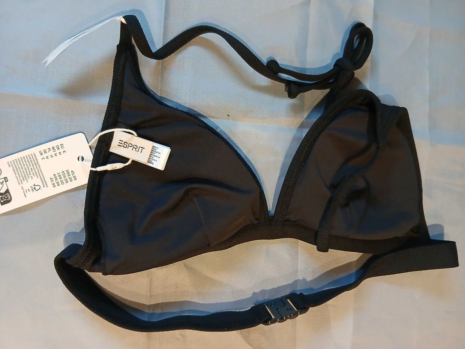 Góra od stroju kąpielowego bikini Esprit 36/70A czarny