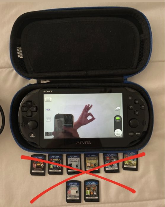 PlayStation Vita desbloqueada Slim Wifi + estojo