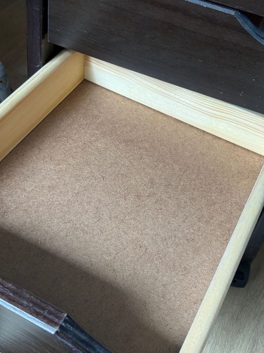 Mini komoda szafka na półkach