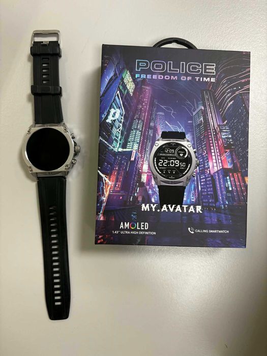 Police Freedom Of Time MyAvatar Relógio Smartwatch Homem