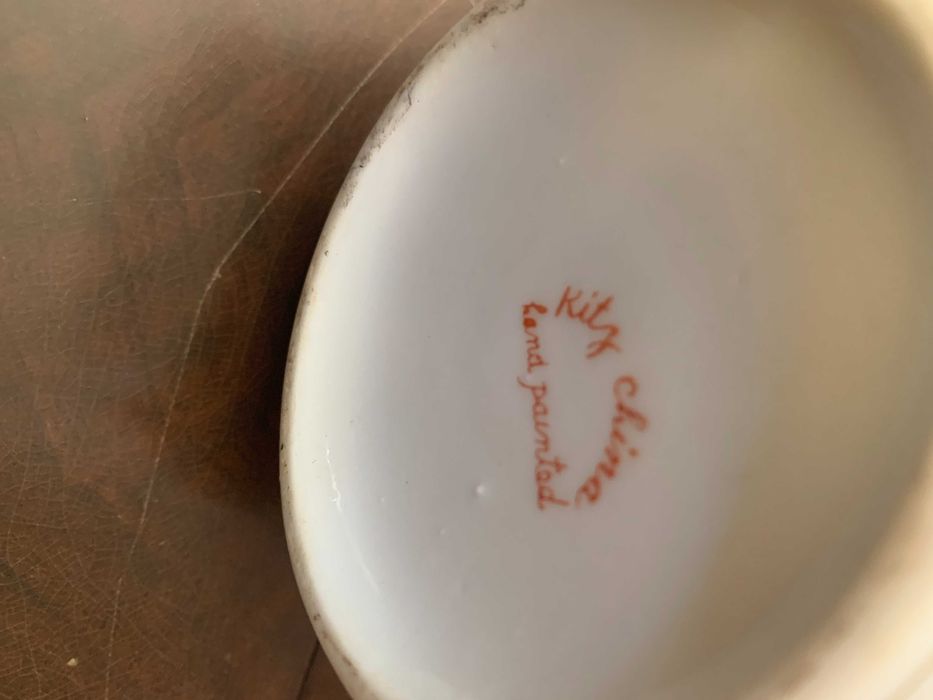 Serviço de Café Chinês Antigo, Casca de ovo – Pintado à Mão