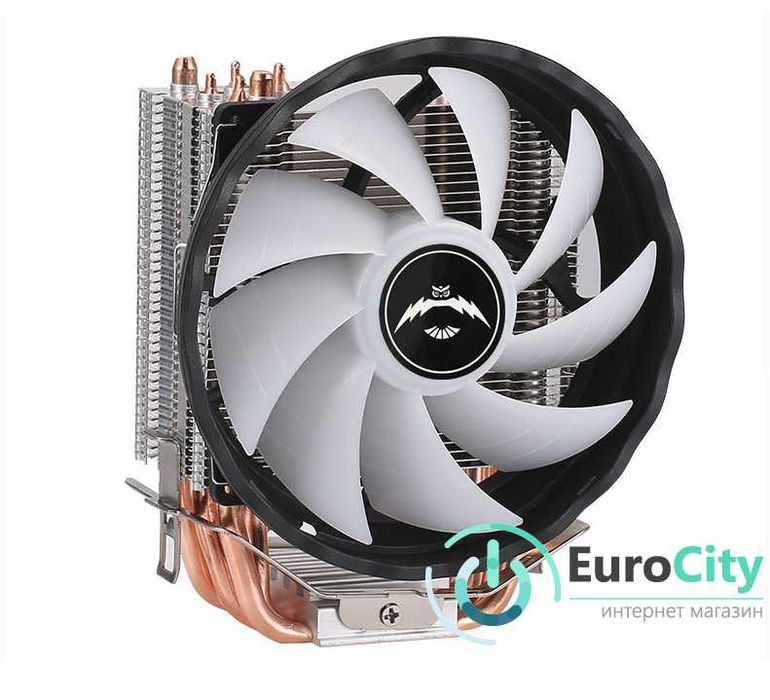 Кулер для охолодження процесора QZ910-RGB-PWM 4-pin (TDP–150 Вт)