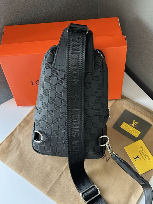 РОЗПРОДАЖ чоловіча сумка Louis Vuitton мужская сумка барсетка через плечо слинг мессенджер