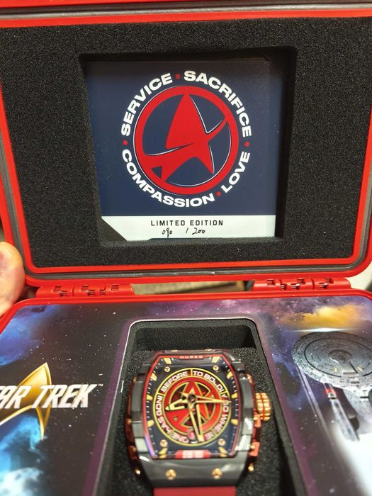 Nubeo Star Trek - Série Limitada-Automático (nº 090 de 200 uni.) RARO