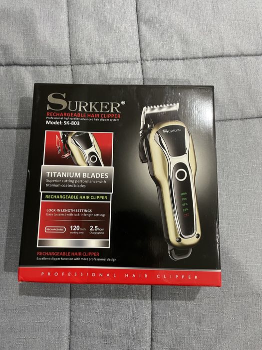 Máquina barbear nova