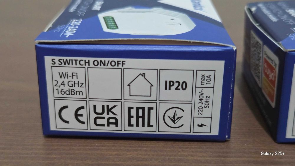 KANLUX 34948 SMART SWITCH ON/OFF Przekaźnik dopuszkowy BLE+WiFi 2szt.