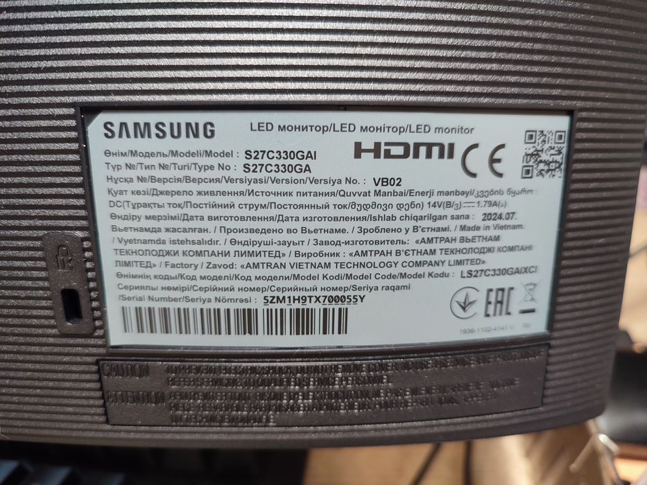Монітор Samsung  27"