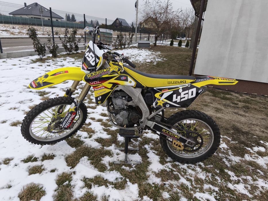 Suzuki RMZ 450 uszkodzona