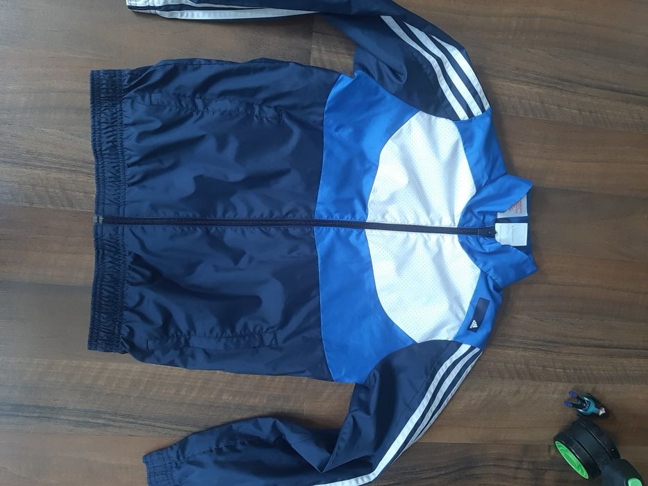 Zestaw dla chłopca adidas nike Messi bezrękawnik bluza spodnie dresowe