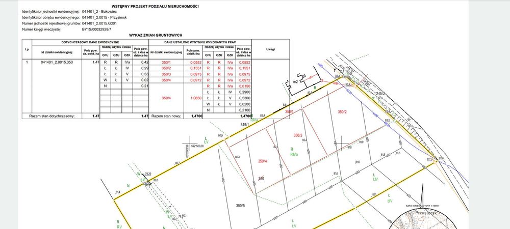 Działka budowlana z warunkami zabudowy - Przysiersk