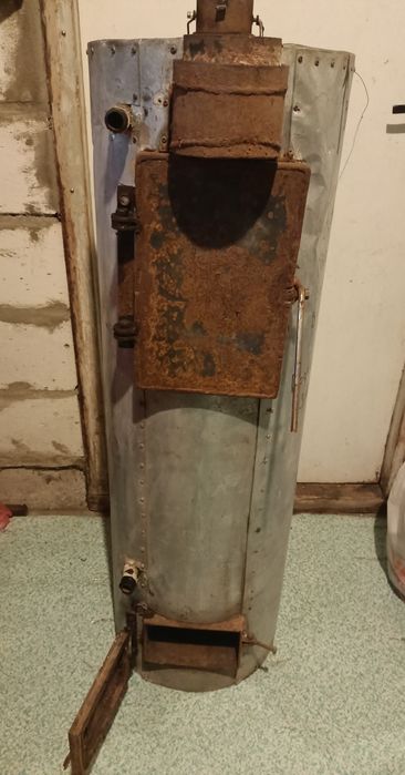 Котел, печь, буржуйка, длительного горения с водяной рубашкой