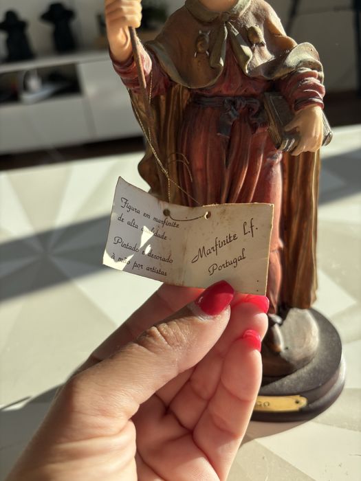 Estatueta Santiago – Martfinite L.F. Portugal – Marfinite Pintada à Mão