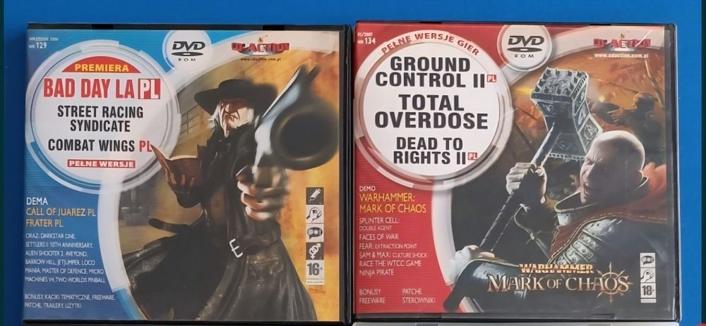 Gry pc ground control, bad day la i inne