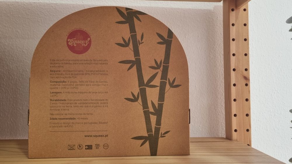 Conjunto de refeição bambu