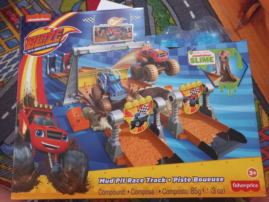 Fisher price Blaze wyścig w błocie