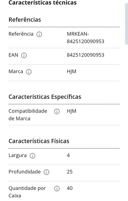 HJM Pés para Emissores Térmicos