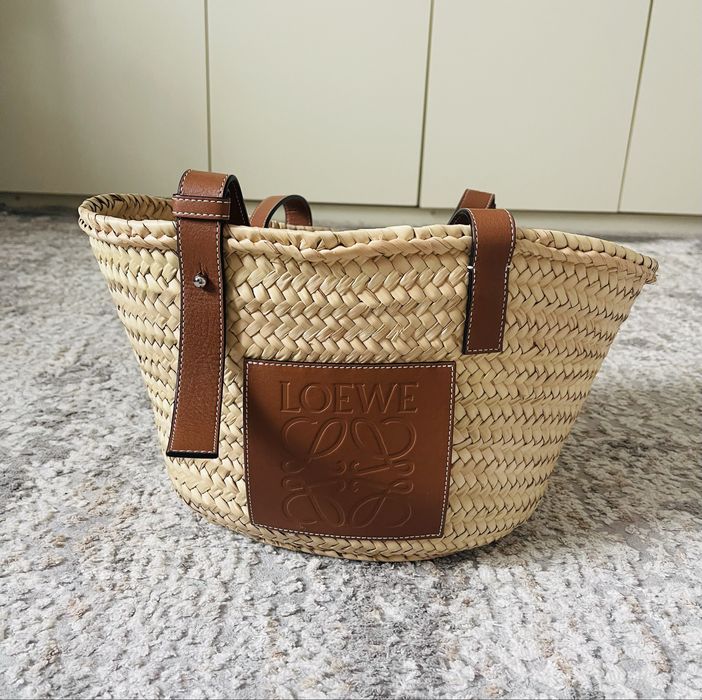 Сумка Loewe соломʼяна