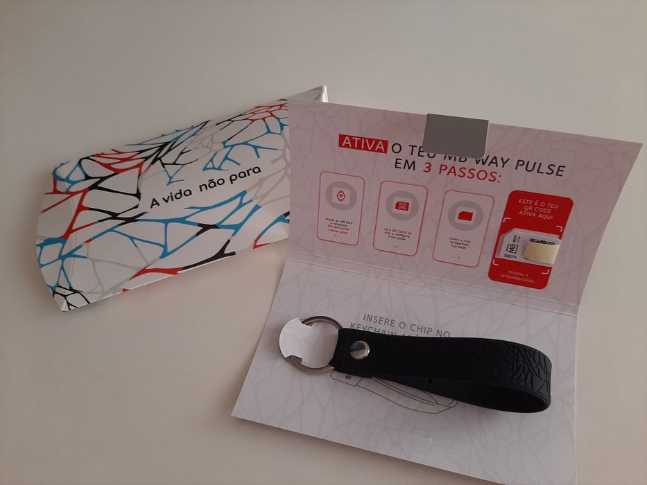 MBWAY Pulse Keychain preto