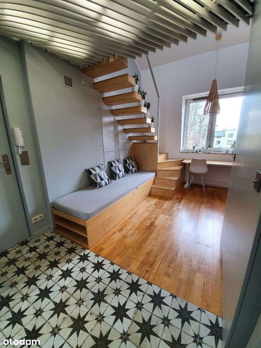 40m2 dwupoziomowe mieszkanie w spokojnej kamienicy