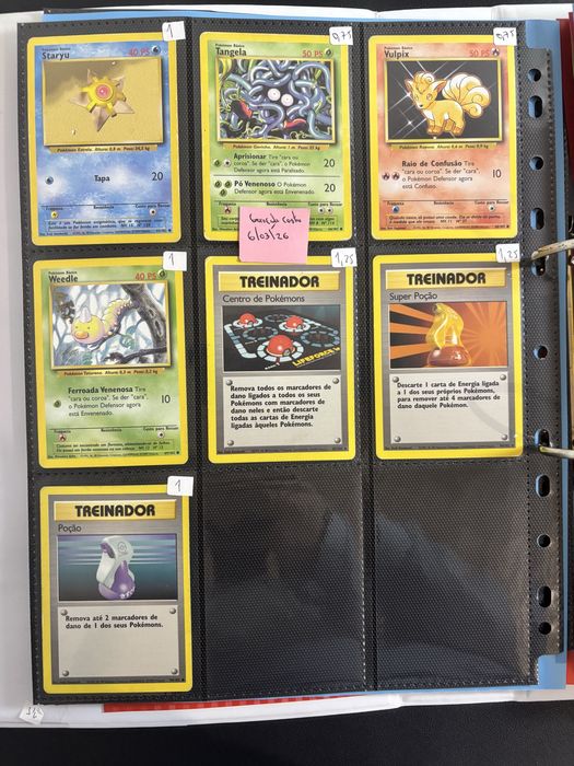 Cartas Pokemon Base Set Pt e Ingles
