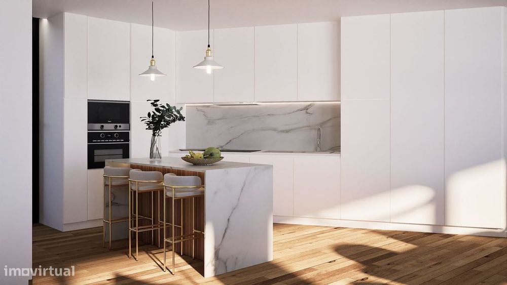 Apartamento T2 novo no centro de Aveiro, com garagem — Glória E Vera Cruz, Aveiro