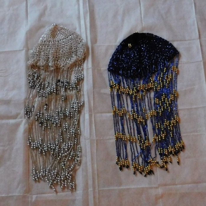 Danças orientais acessórios - Véus, Bastão e Toucas