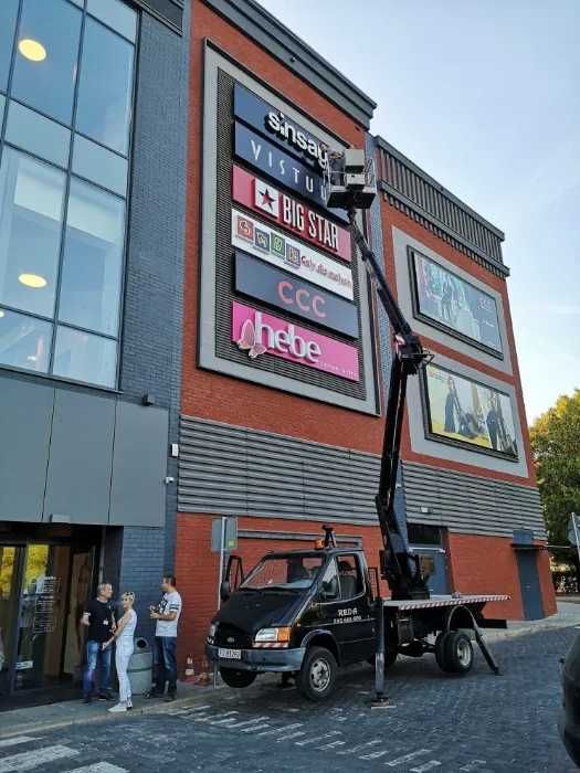 Podnośnik koszowy, wycinka drzew, podnośniki koszowe, zwyżka