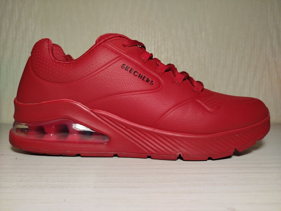 Крутейшие Кроссовки Skechers Uno Red / 45р (29см) — Состояние НОВЫХ!