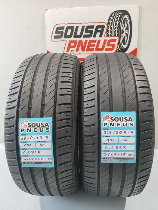 2 pneus semi novos 225-50R17 Kleber - Oferta dos Portes
