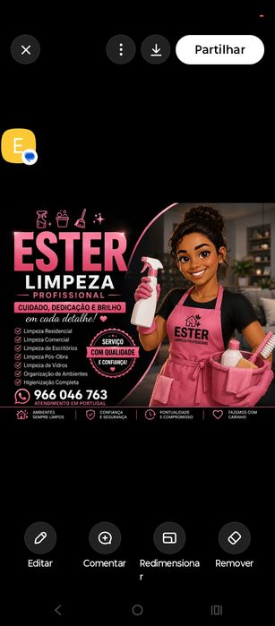 Ofereço um serviço de limpeza de casas feito com todo o carinho