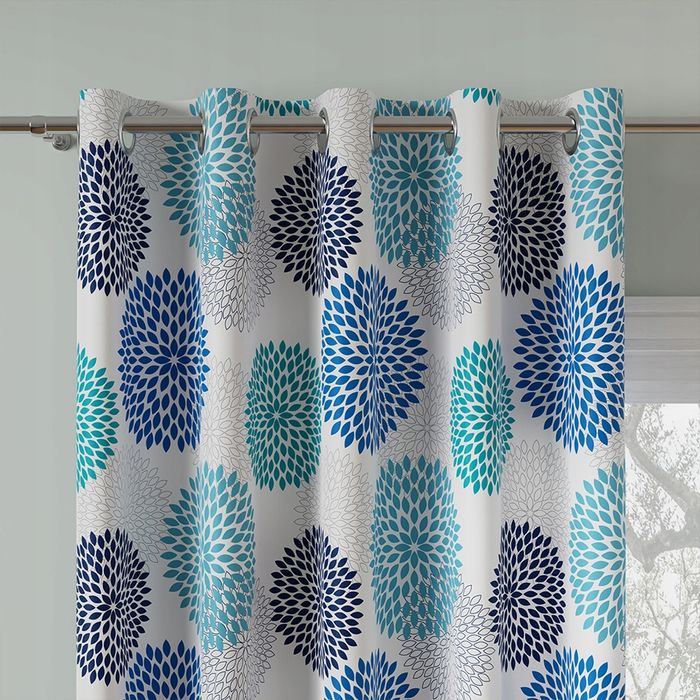 Zasłona gotowa wys 200x130cm Katalo przelotki