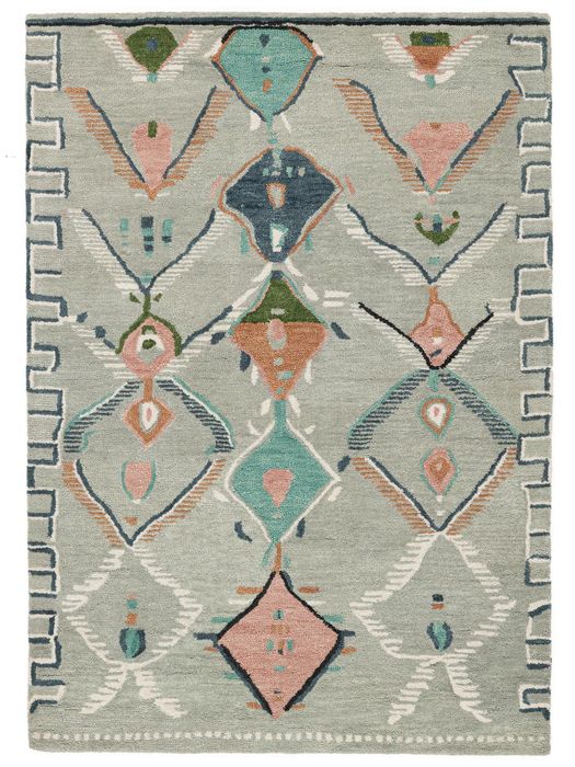 Tapete 100% Lã / 100% Wool Rug, 200x300cm - Índia - Tufado à Mão