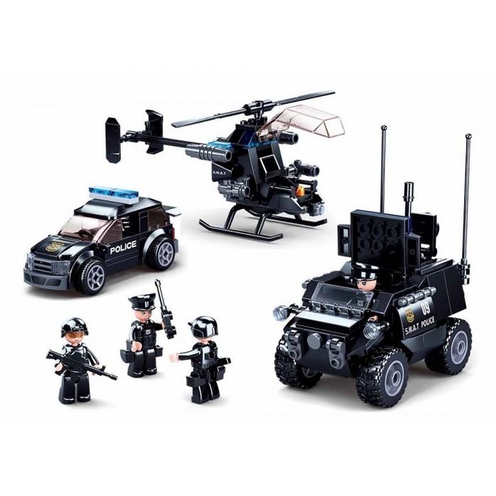 Конструктор Sluban Police «Поліцейська гонитва», 469 деталей