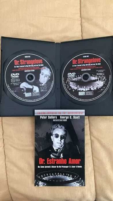 2 DVDs Edição Rara "DR. ESTRANHO AMOR" -Stanley Kubrick, Peter Sellers