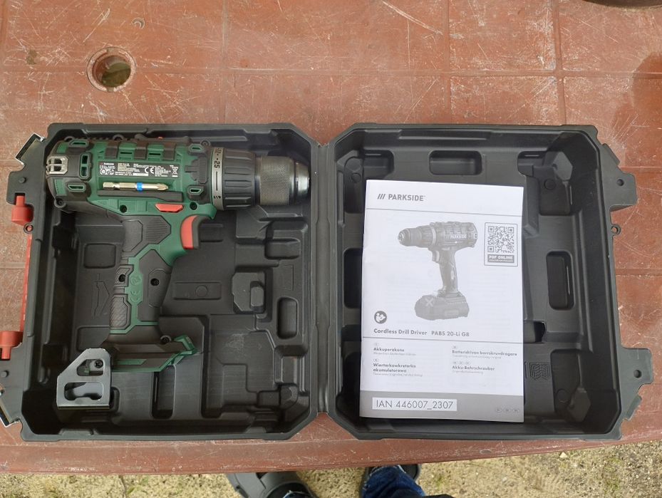 PARKSIDE Akumulatorowa wiertarko-wkrętarka PABS 20-Li 20 V  g8