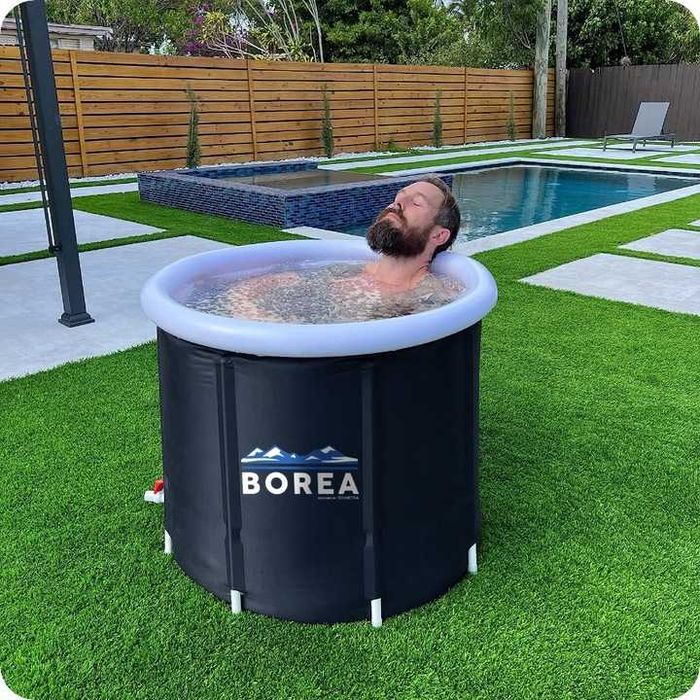 Wanna do morsowania składana beczka balia lód 360l termometr