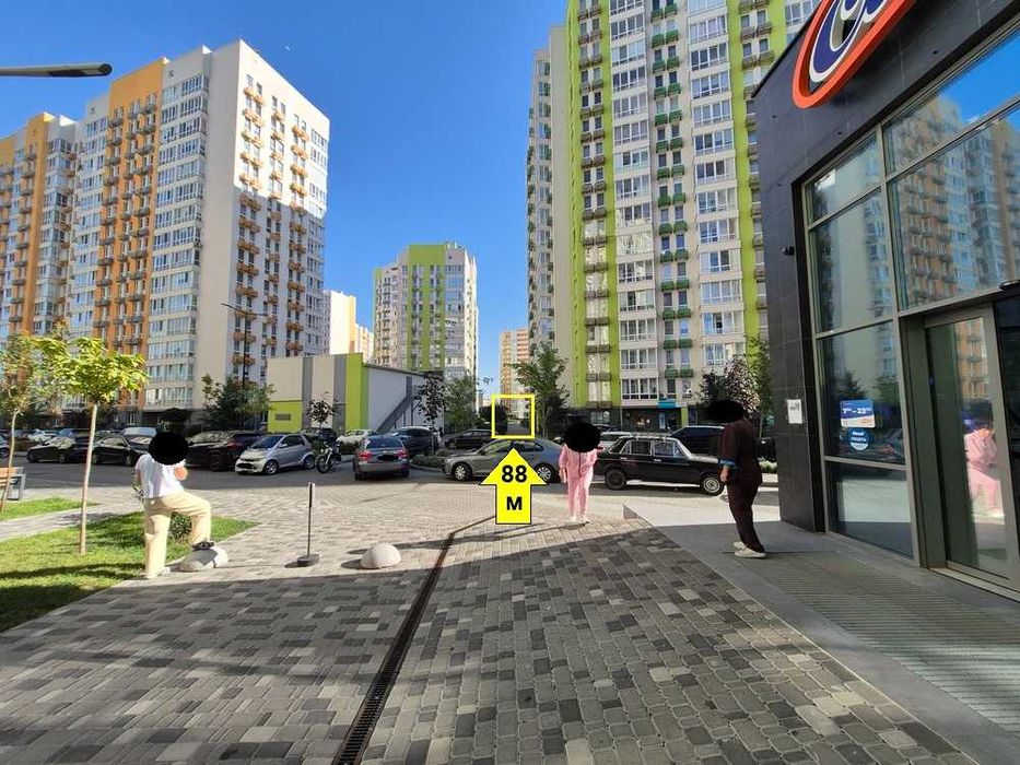 88м, РЕМОНТ, фасад, ЖК Нивки-Парк, школа, м. Нивки, пр. Берейстейський