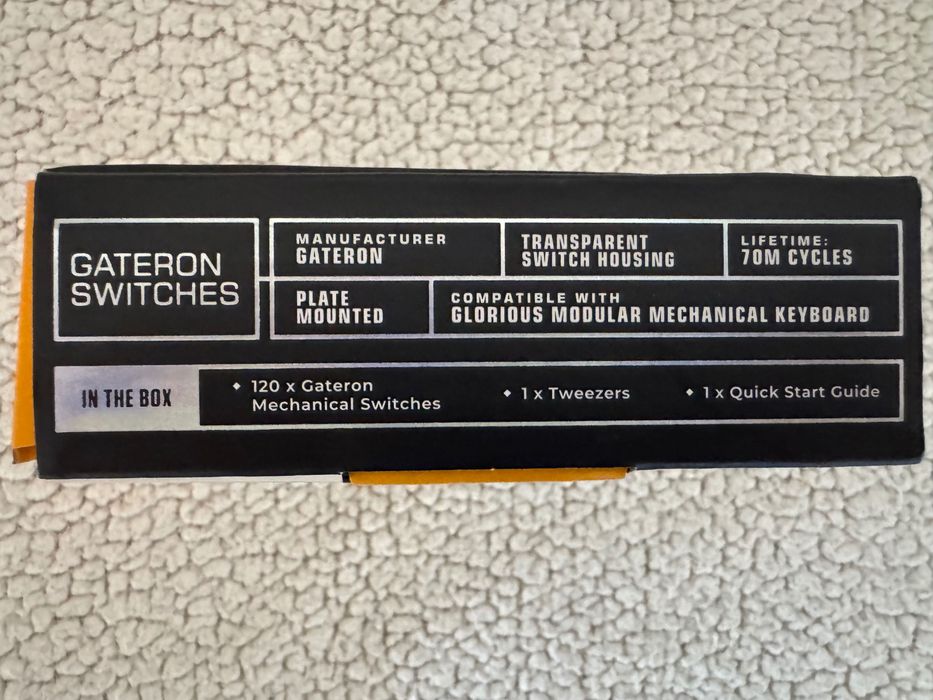 Glorious - Gateron Switches - Brown - 120x