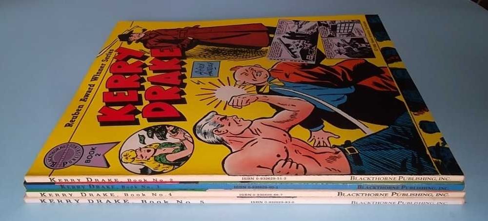 KERRY DRAKE - Alfred Andriola - 4 volumes, BD clássica de 1943 a 1946