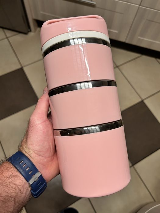 Termiczny pojemnik na posiłek 3 czesci