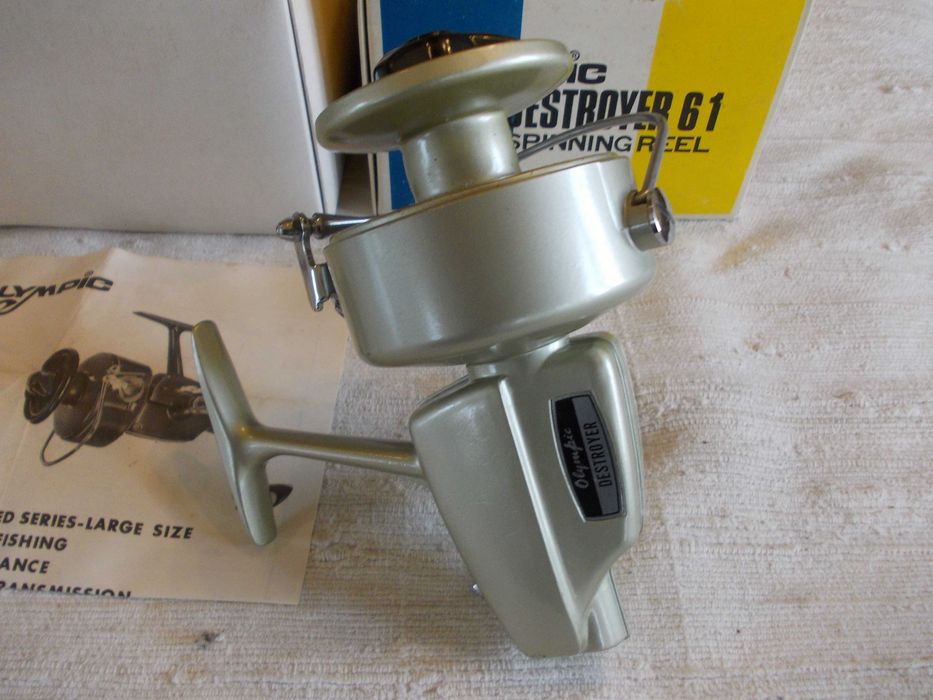 Carreto Carrinho de Pesca OLYMPIC DESTROYER Made in Japan Stock antigo