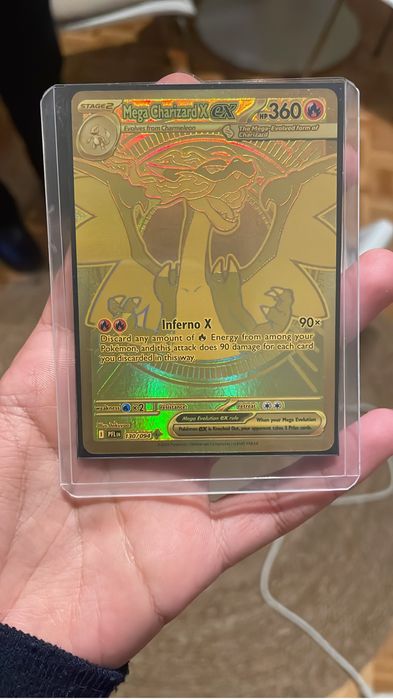 Carta pokemon Mega Charizard X Ex #130 Pokemon Phantasmal Flames