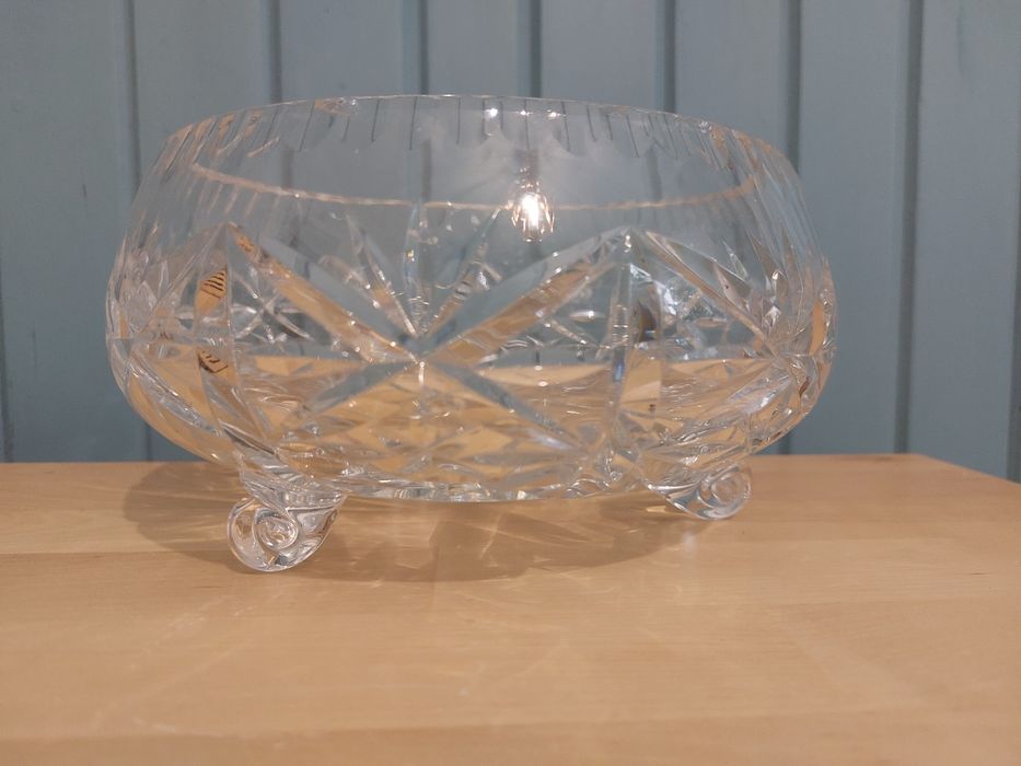 Kryształowa miska PRL