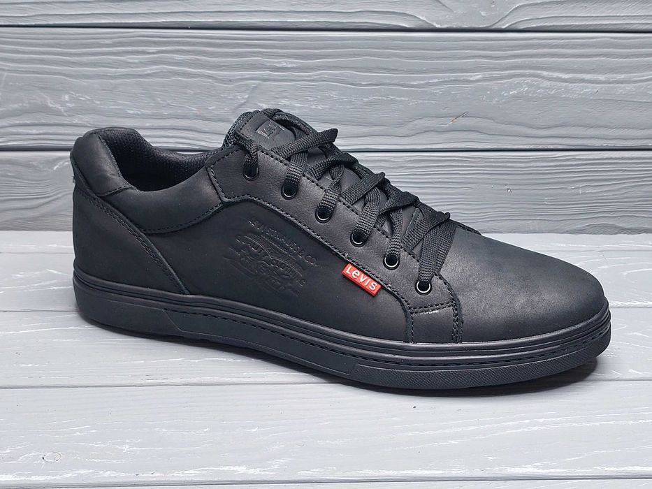 Кожаные мужские широкие черные коричневые кеды кроссовки!